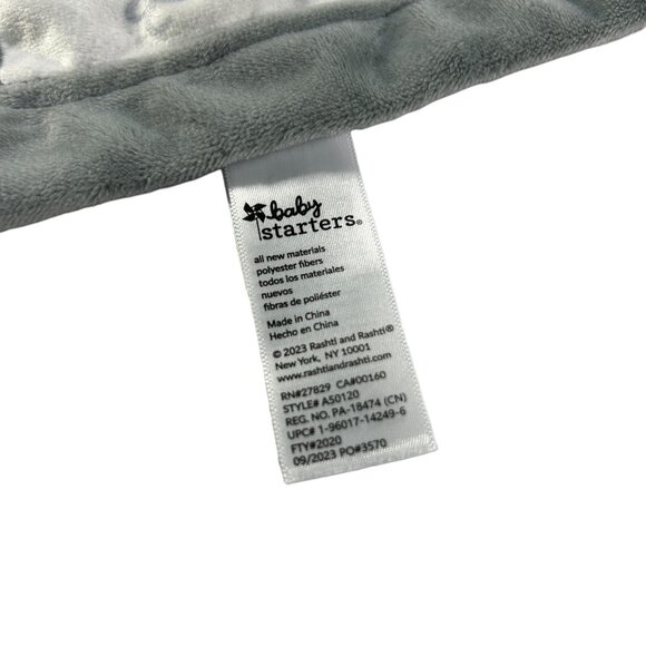 Baby Starters Gray Elephant Lovey Security Blanket Every Day I Love You More - Picture 4 of 5